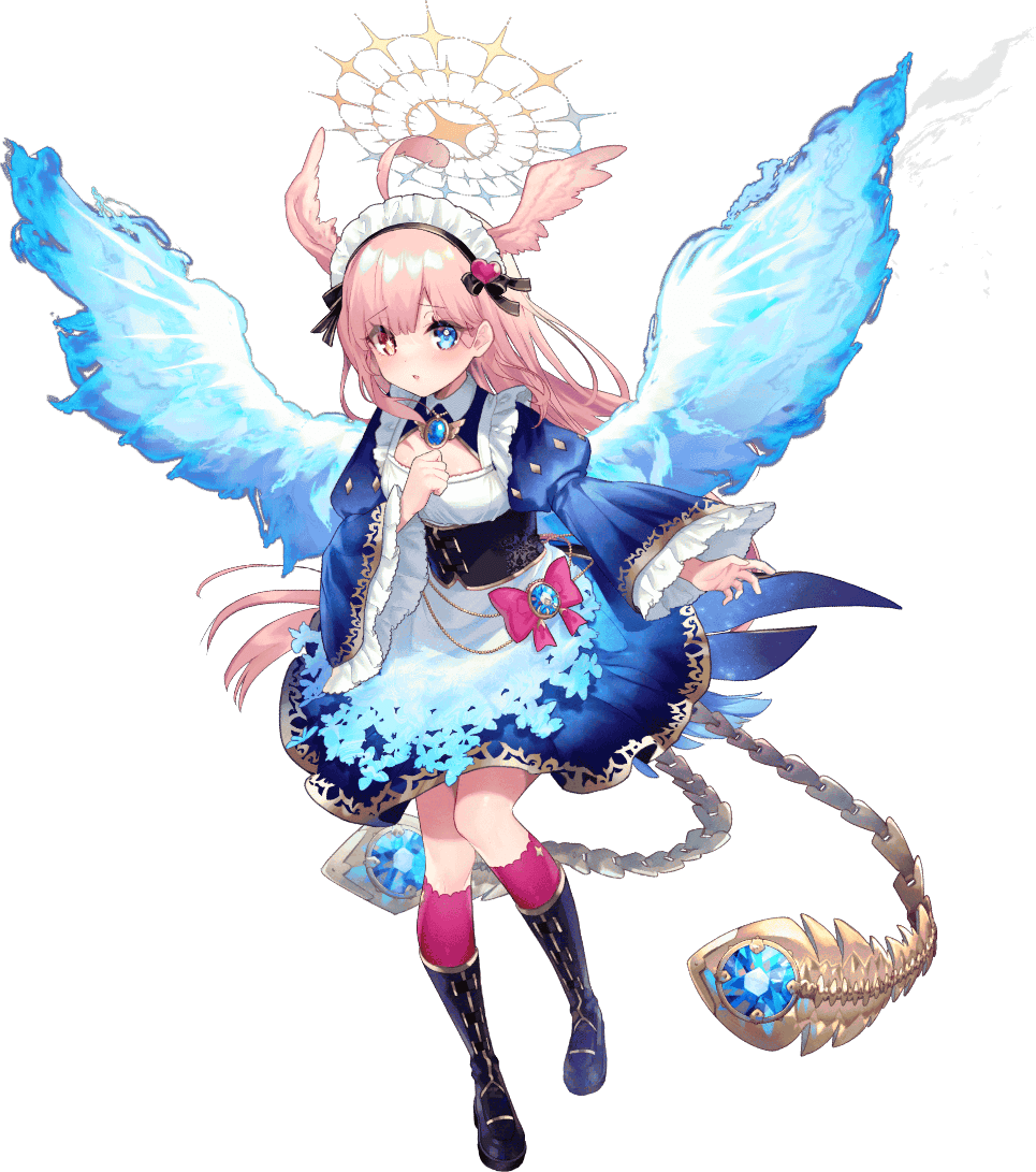 ［蒼炎の雛天使］フェニエル的立繪